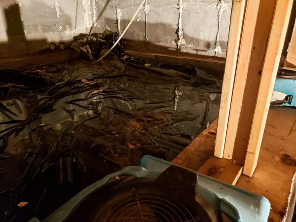 Crawlspace Water Cleanup in West Chester